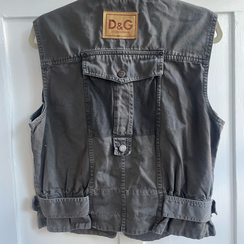 Dolce & Gabbana Charcoal Vest